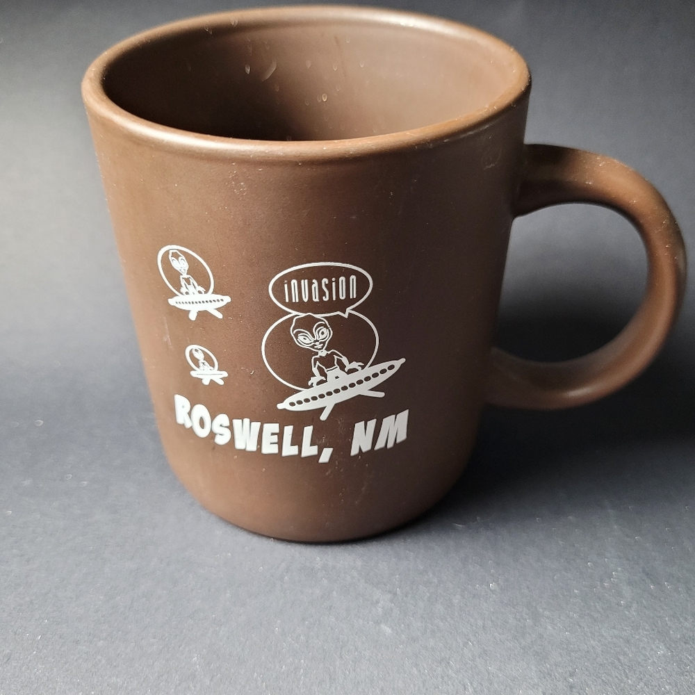 * Roswell New Mexico brown coffee mug - Picture 5 of 6